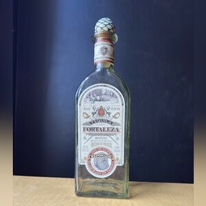 Fortaleza Tequila Reposado EMPTY BOTTLE with CORK - Rare